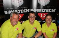 Die Organisatoren des QubicaAMF German Open: Harald Kretschmer, Florian Fister, Elke Wittenborg