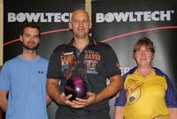 Die Gewinner des Shootouts: Daniel Härtel, Jens Studemann, Ruth Samoray